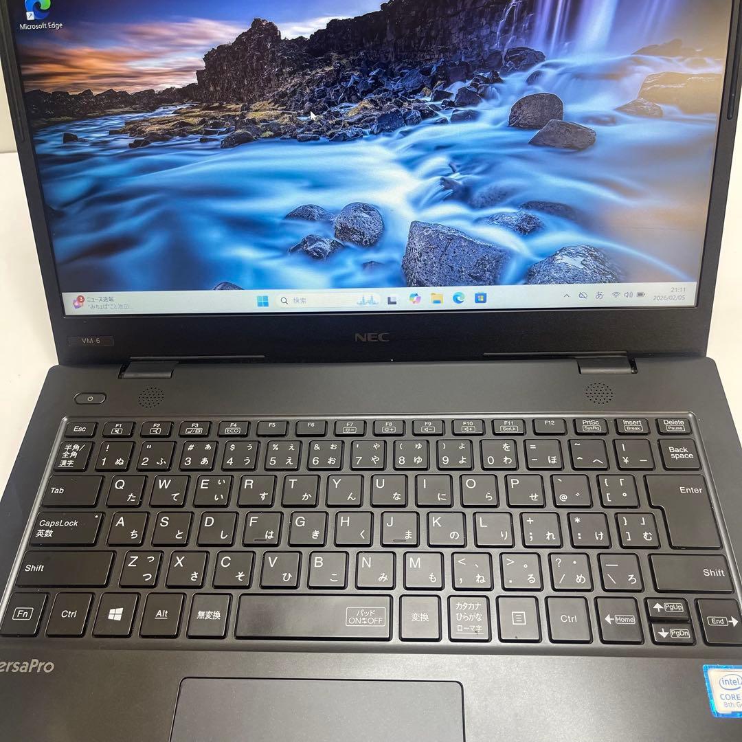Windowsノート本体 NEC VersaPro VM-6 i5-8265U 8GB SSD256GB
