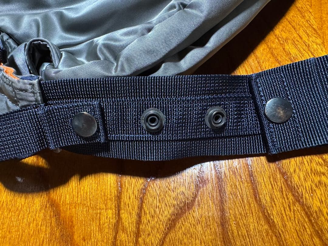 美品 PORTER PX TANKER ウエストバッグ シルバー グレー