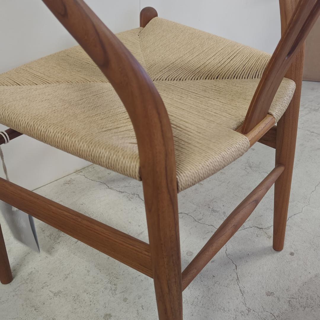 CH24 / Yチェア チーク材・オイル仕上げ SH45cm