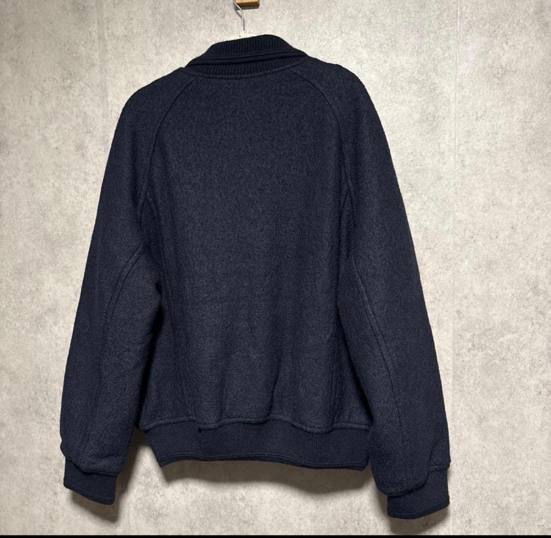 zara ザラ　リブ襟切り替えジャケット S