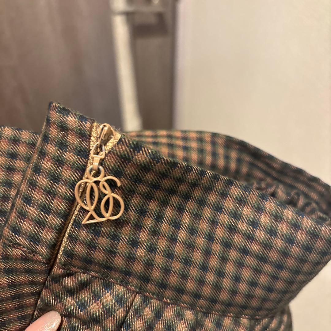 twenties ハンバーガーを片手に セットアップ ブラウン チェック