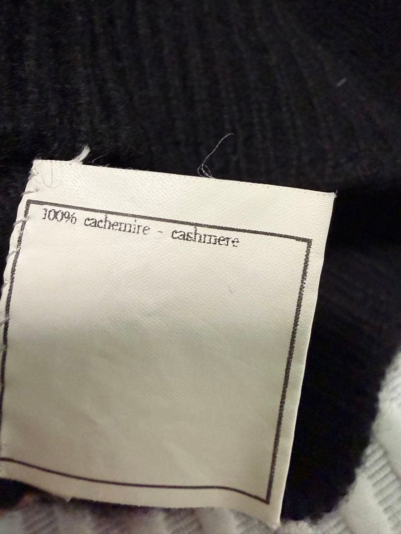 最終価格　ヴィンテージ　CHANEL セーター　ココマーク　ブラック