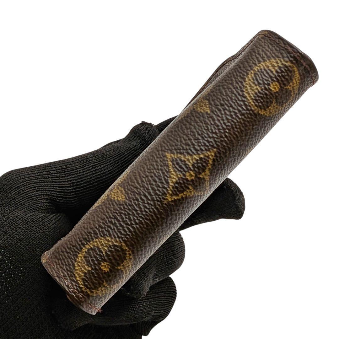 美品 ルイヴィトン モノグラム コンパクトジップ 折り財布 971