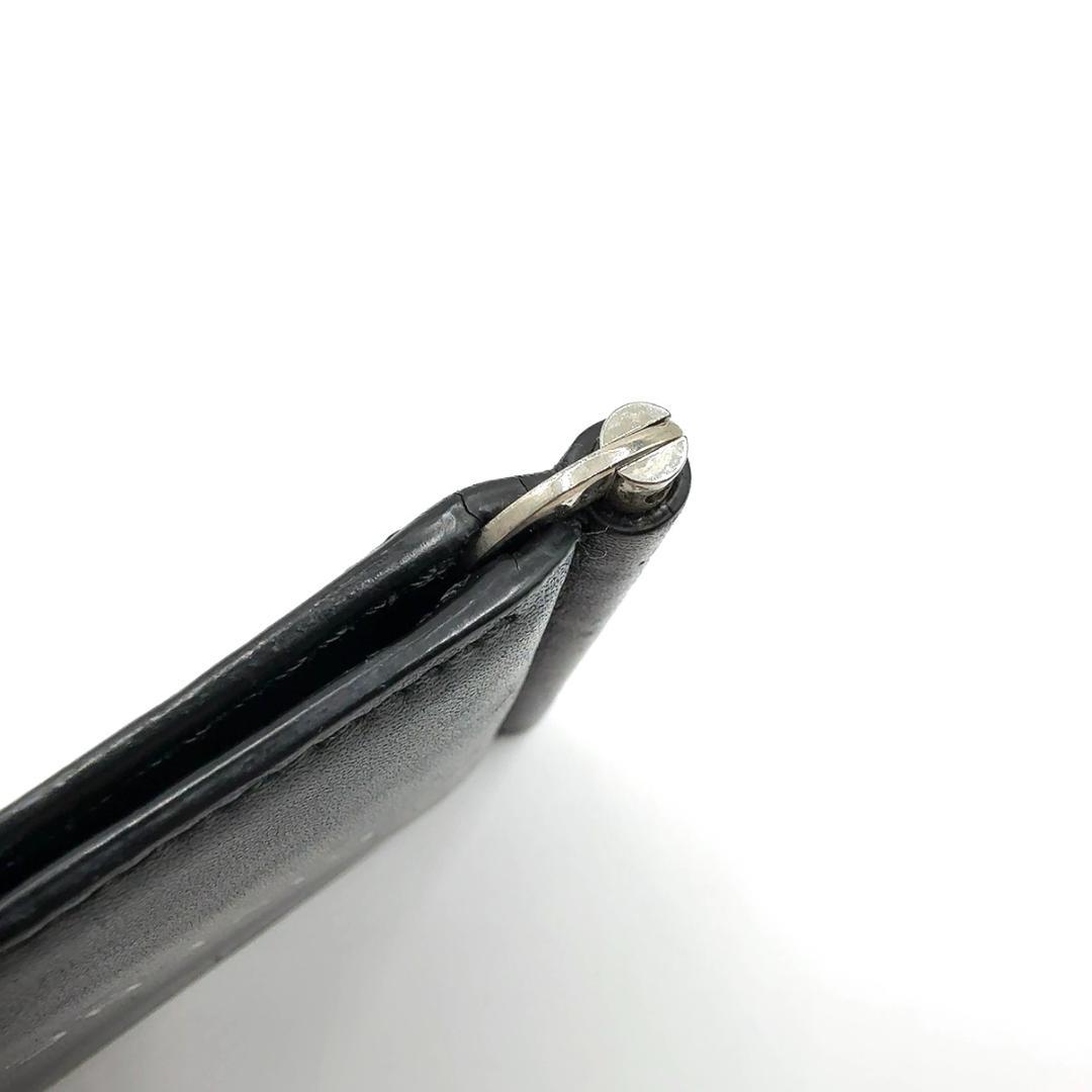 ◇ジバンシー◇レザー/マネークリップ/ブラック/シルバー/カードケース/名刺入れ