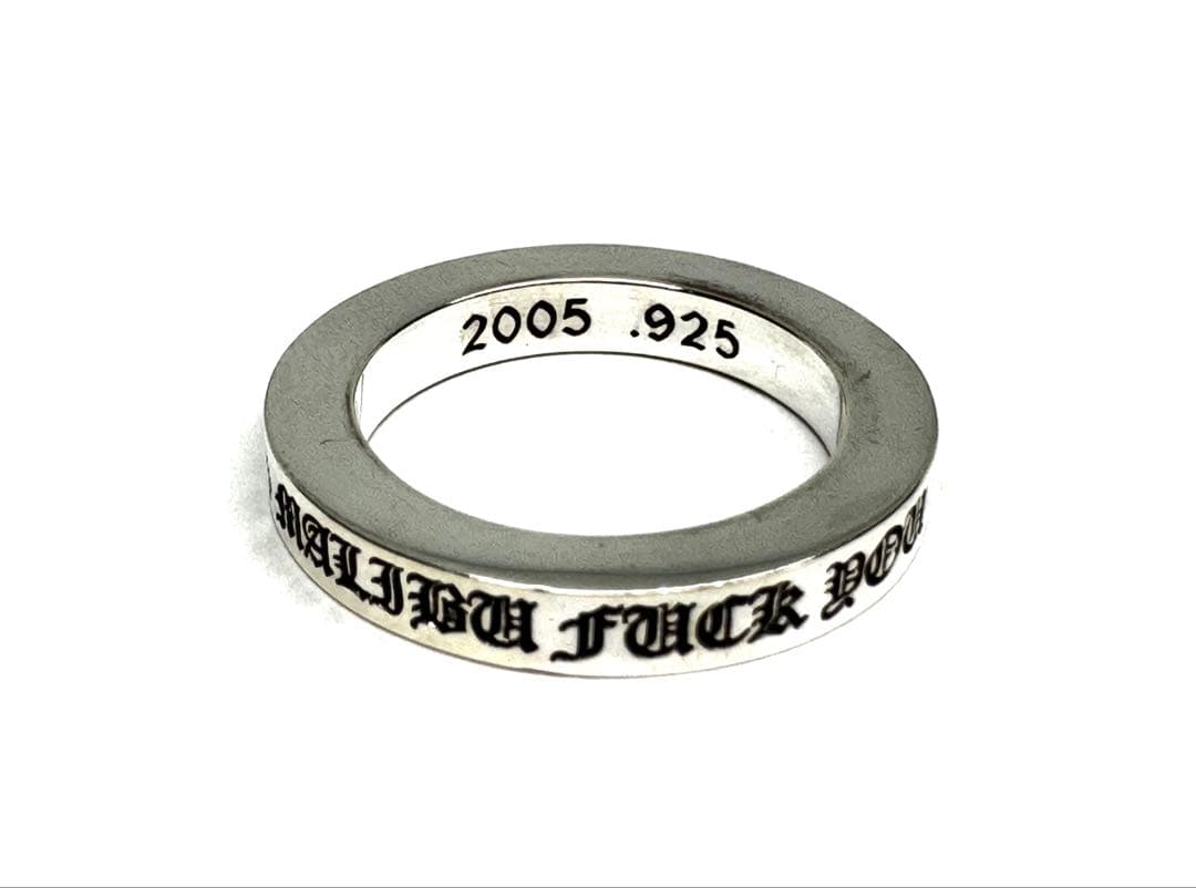 クロムハーツ 3㎜ スペーサー マリブ限定 リング 6号 925 シルバー