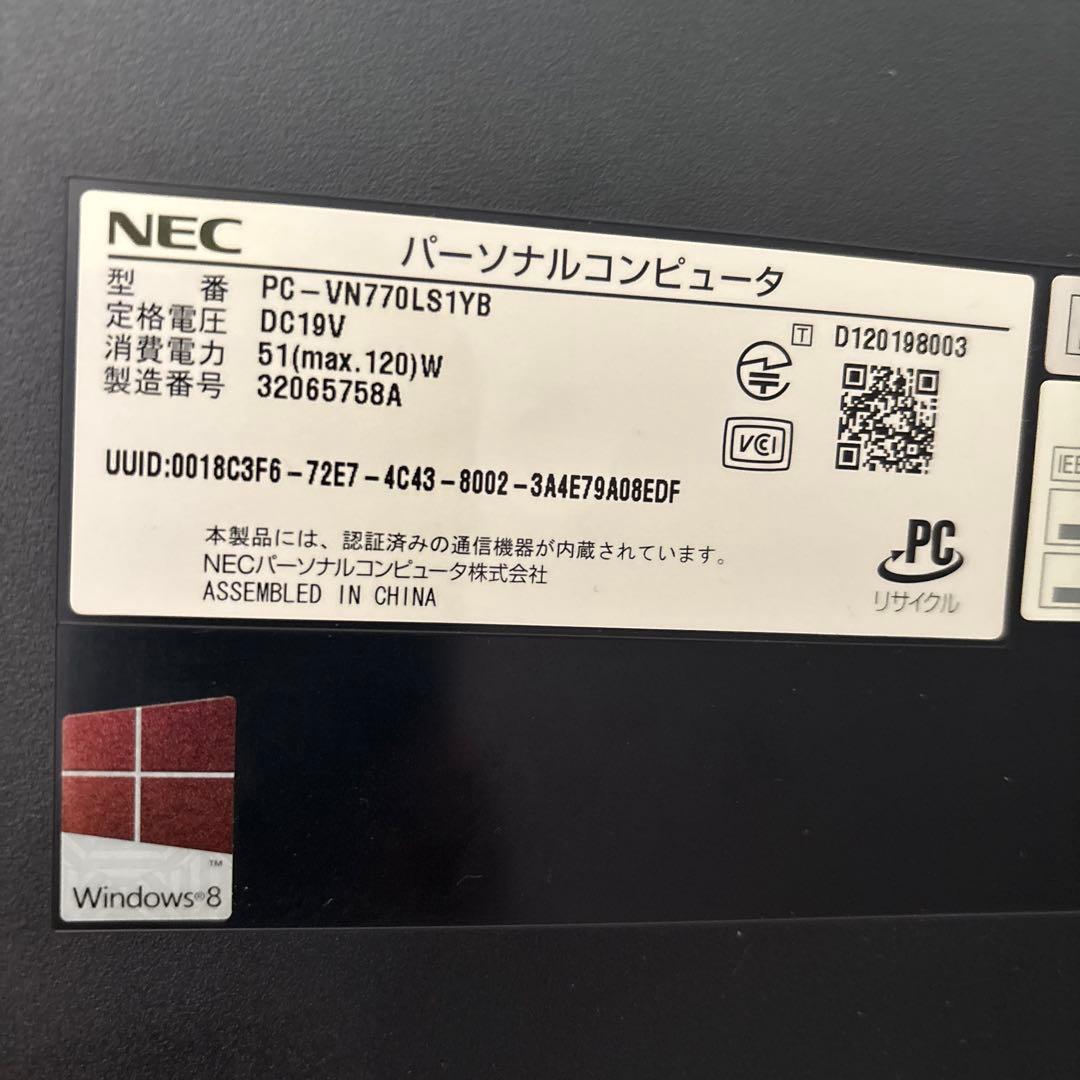 その他 I7 3630QM NEC PC-VN770LS1YB windows11