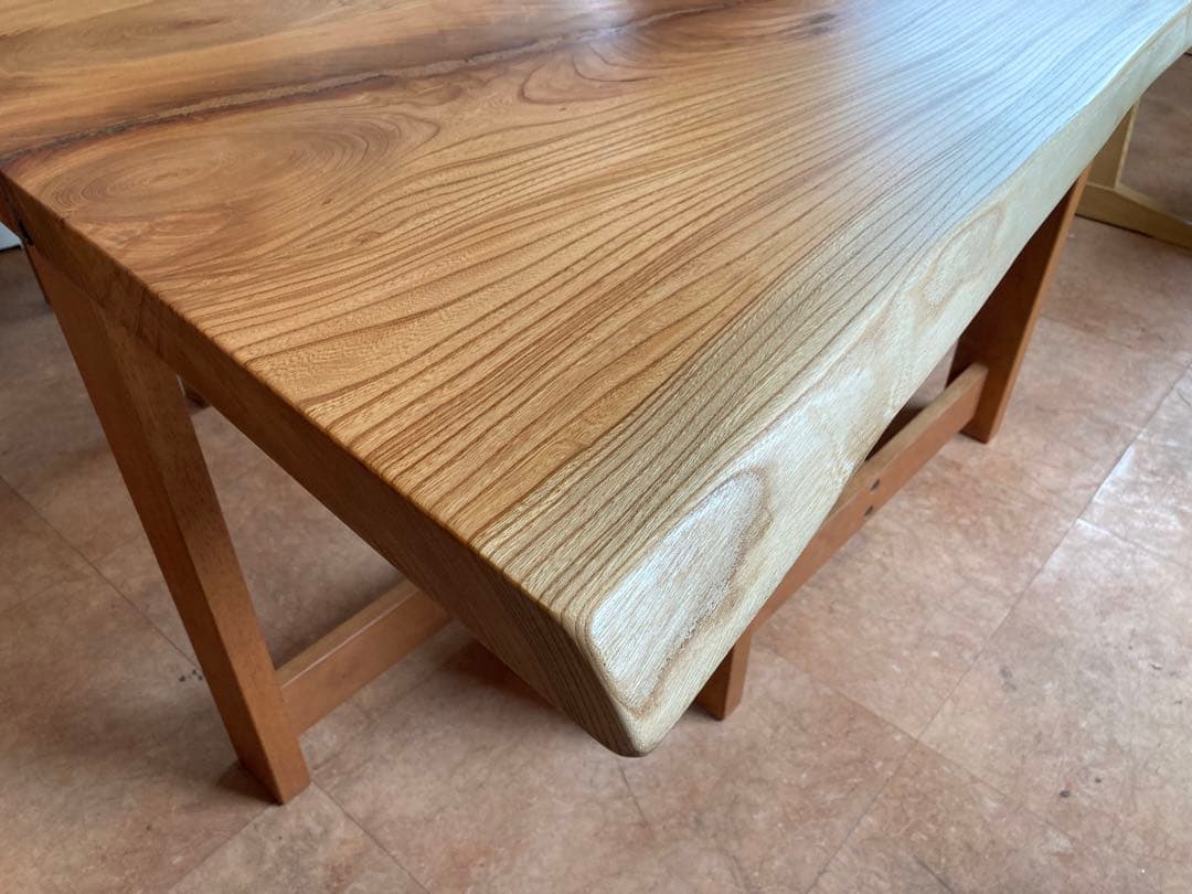 天板のみ／一枚板／カフェテーブル／ケヤキ／ダイニング