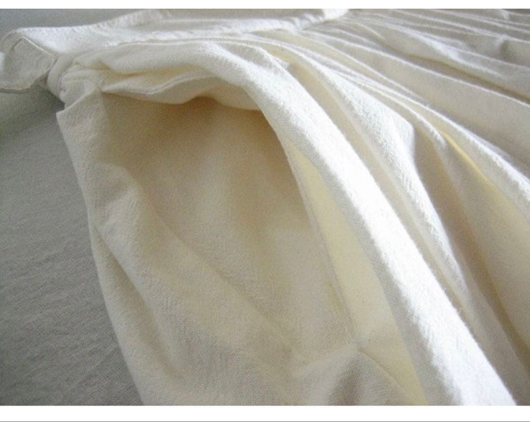 美品 charrita チャリータ マンタ生地 ベルトリボンギャザースカート