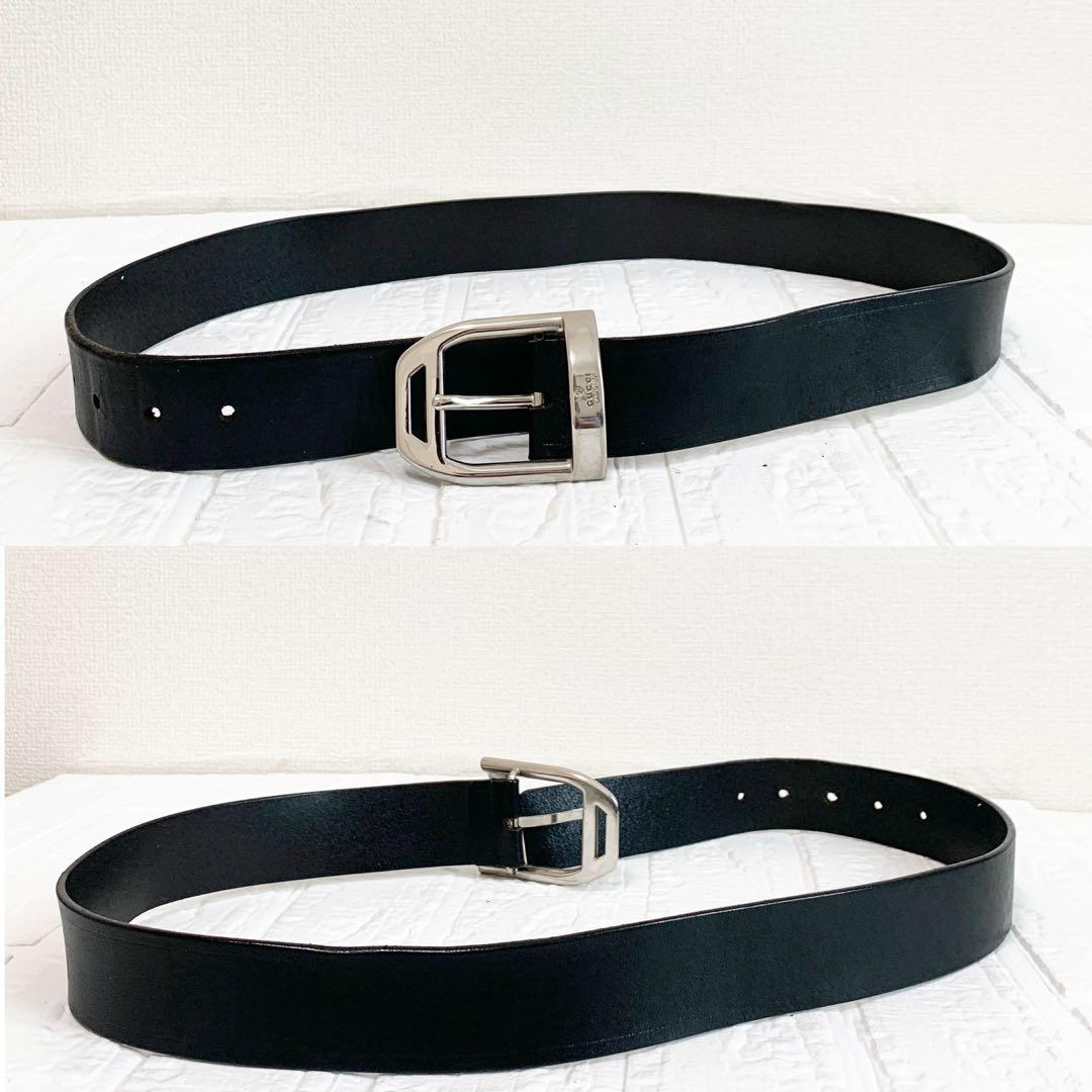 GUCCI グッチ　ベルト　ブラック　シルバー