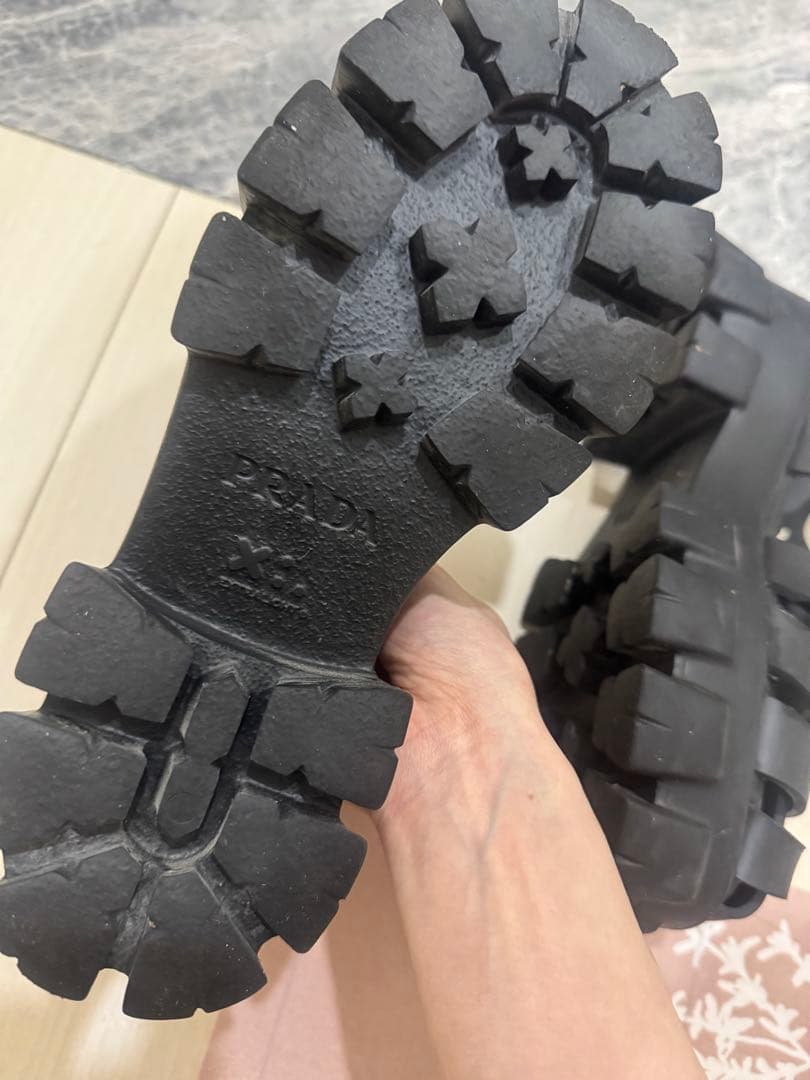 PRADA プラダ モノリス ラバー サンダル 38