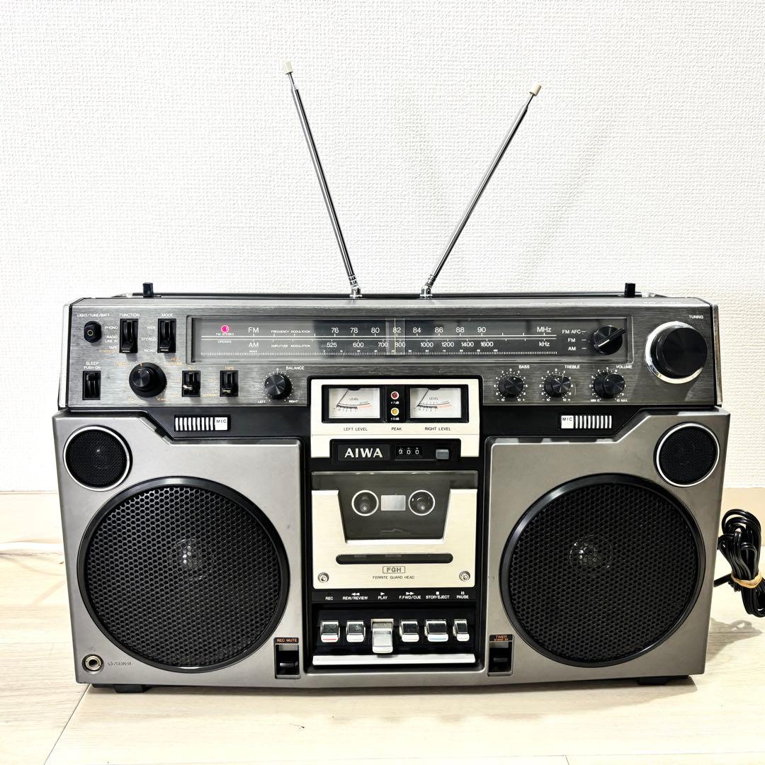 【通電確認済】AIWA TPR-820 アイワ　ラジカセ