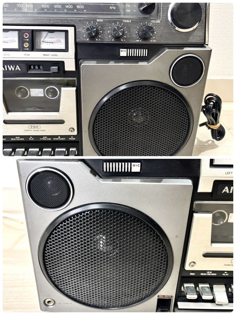 【通電確認済】AIWA TPR-820 アイワ　ラジカセ