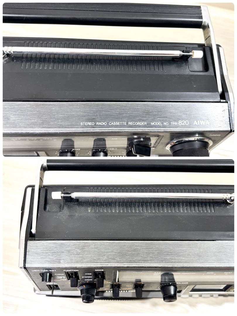 【通電確認済】AIWA TPR-820 アイワ　ラジカセ
