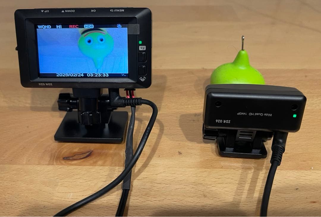 ZDR026 コムテック ドライブレコーダー（フロント＆リア）-137-