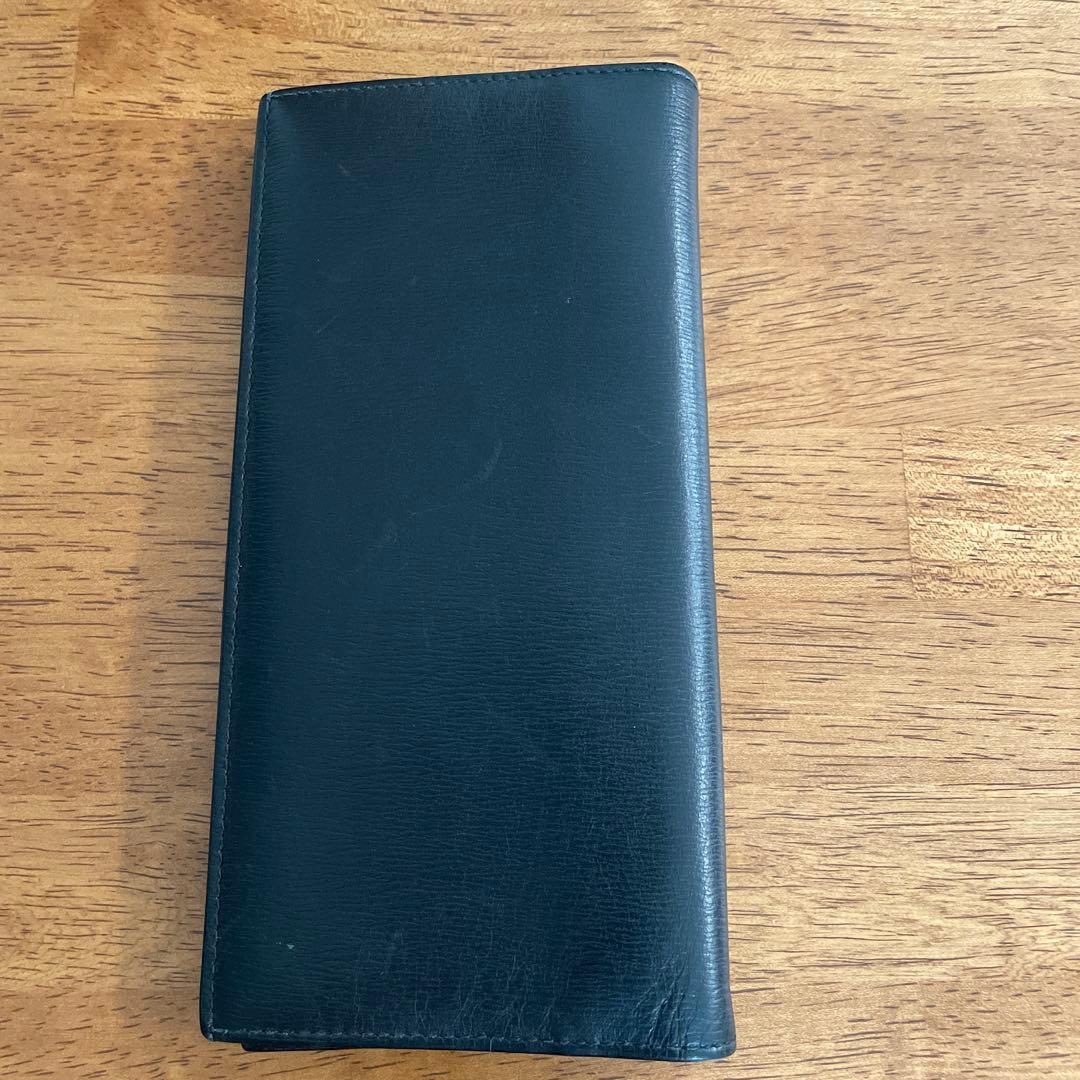 ChristianDior ディオール財布メンズブラックレザー長財布