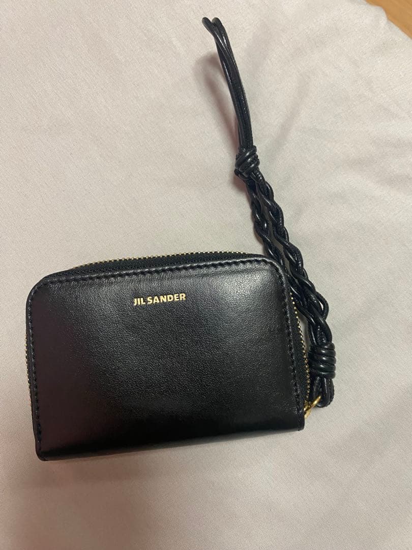JIL SANDER ブラックレザーケース