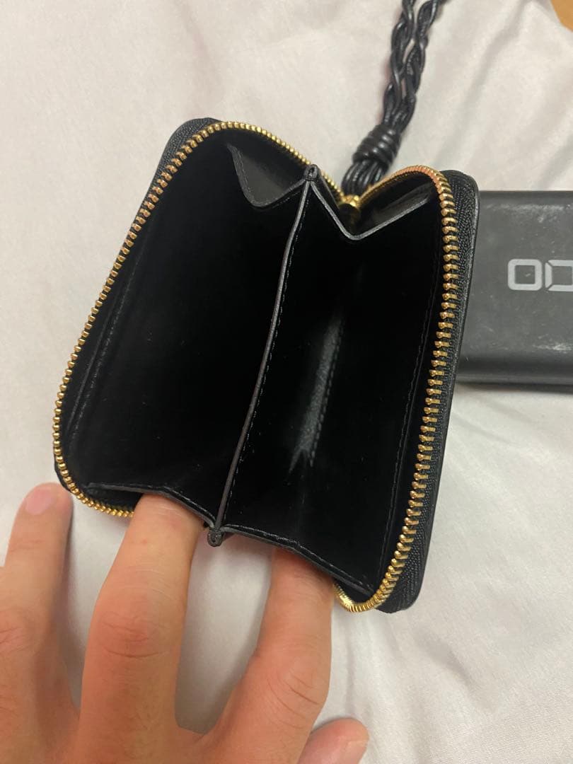 JIL SANDER ブラックレザーケース