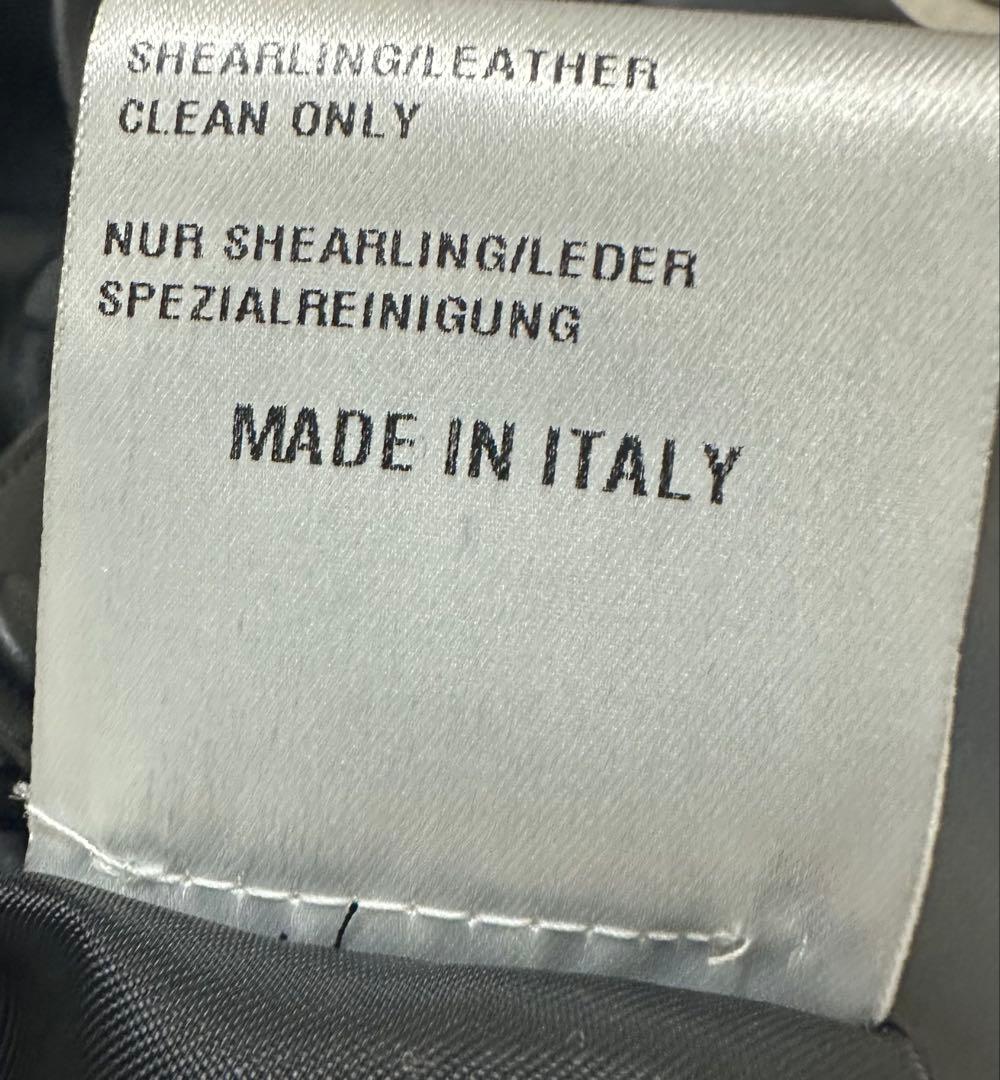 「M」CALIBRO 12 ナッパレザー シングルライダースジャケット