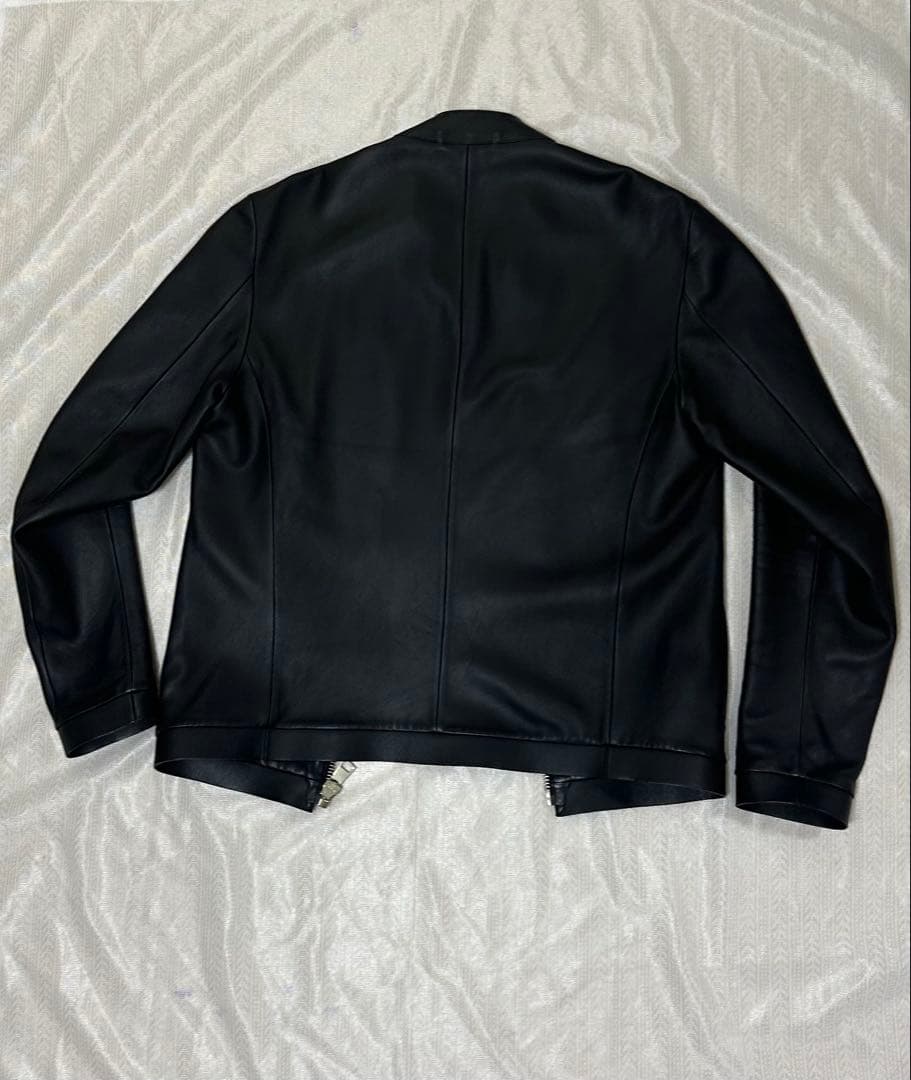 「M」CALIBRO 12 ナッパレザー シングルライダースジャケット