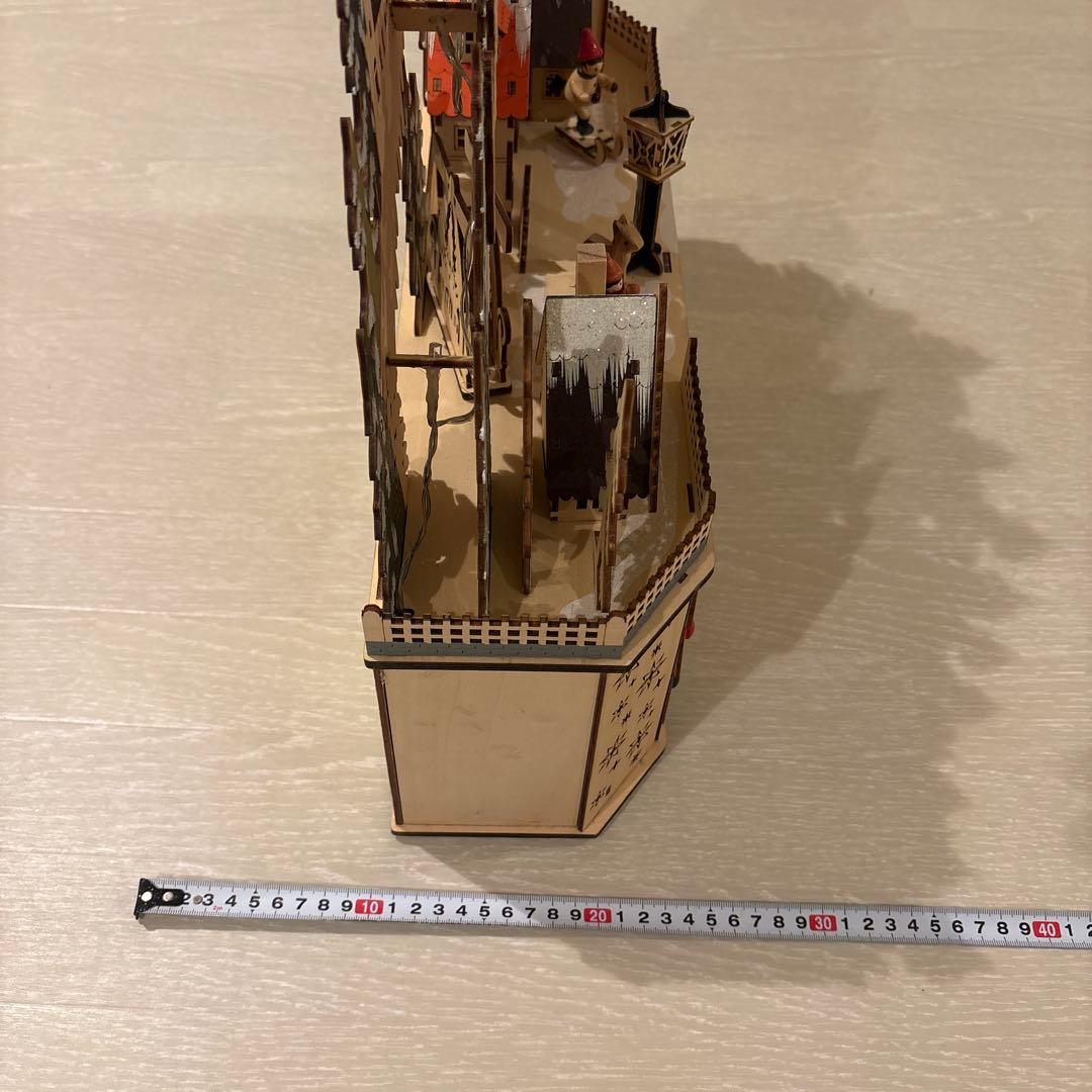 木製クリスマスLEDアドベントカレンダー