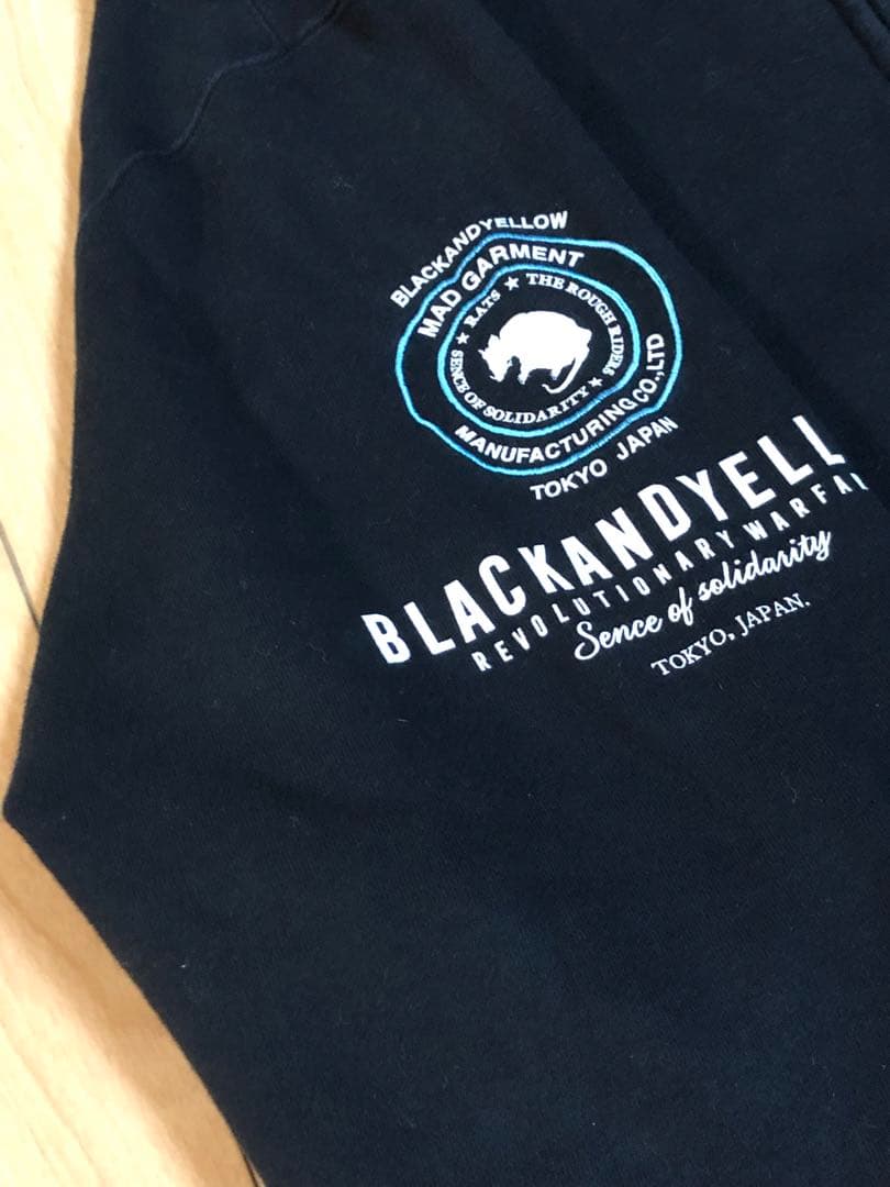 RATS パーカー　BLACK AND YELLOW 2XL