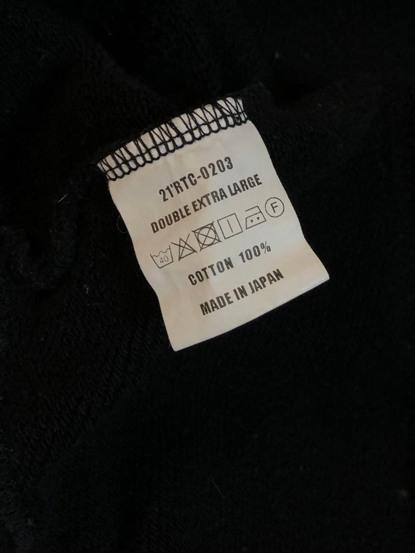 RATS パーカー　BLACK AND YELLOW 2XL