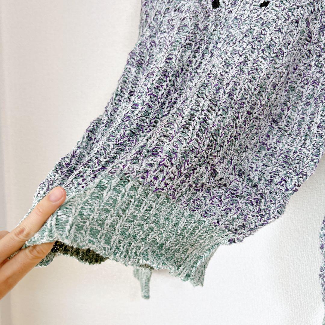 ISABEL MARANT ETOILE 透かし編みニット セーター パープル