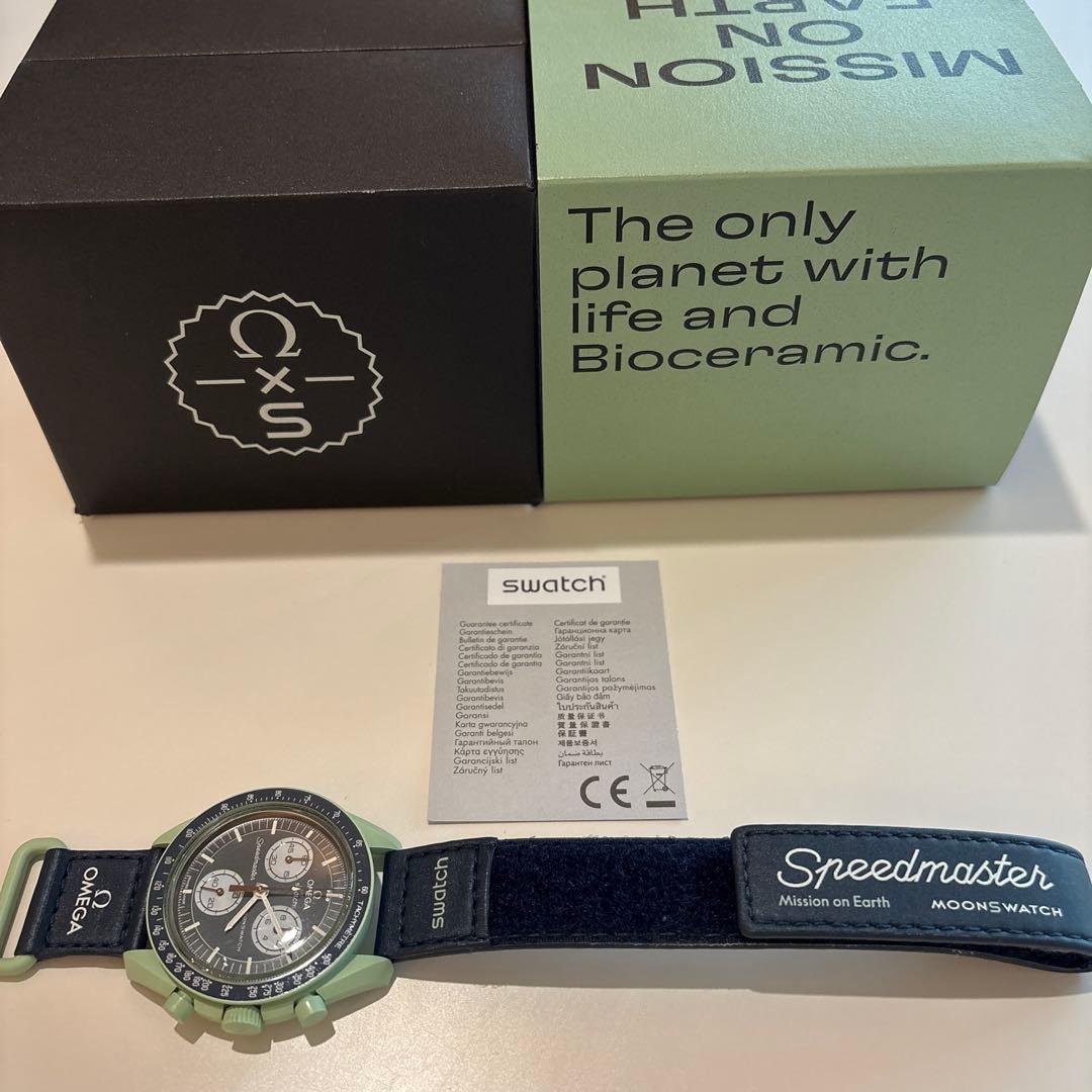 時計 Misson on Earth Swatch x OMEGA