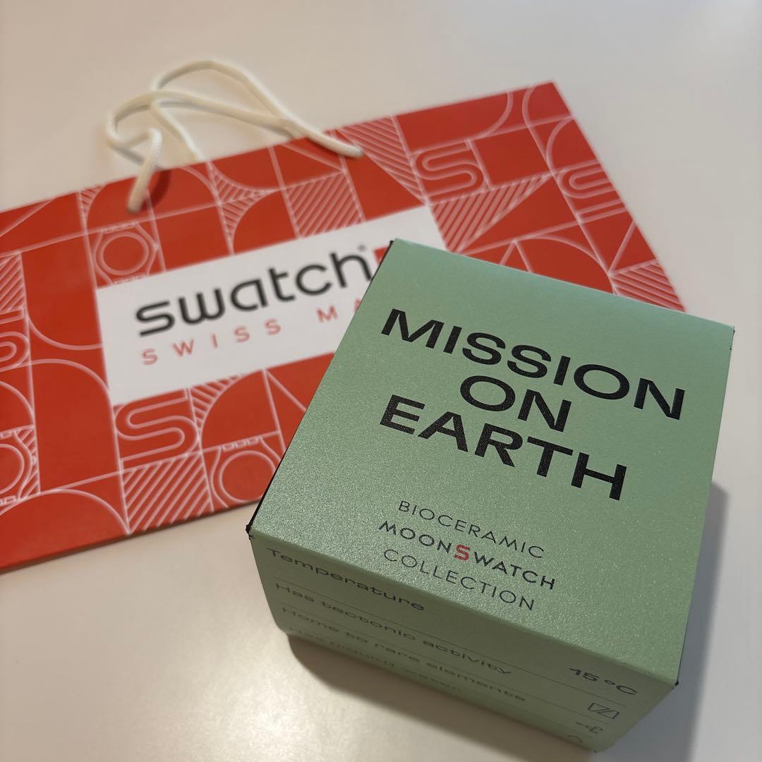 時計 Misson on Earth Swatch x OMEGA