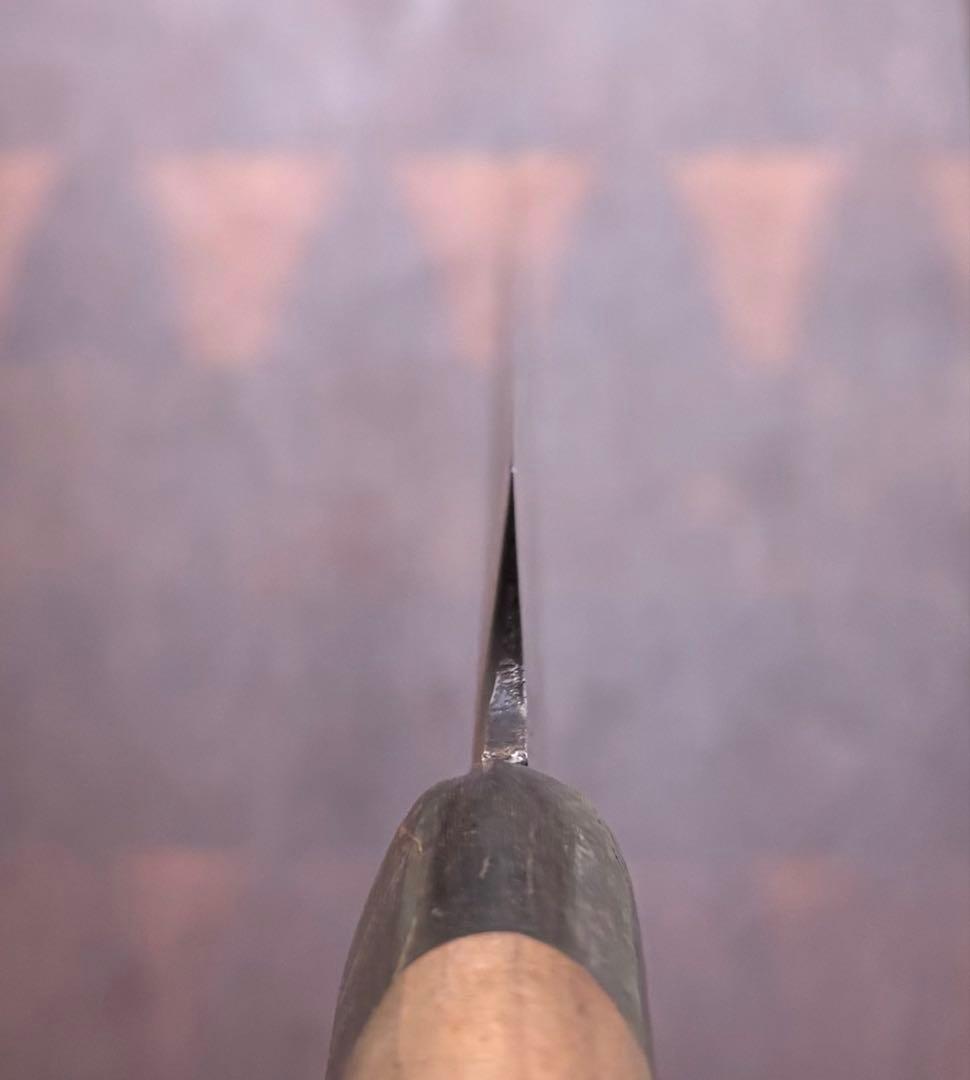 正本　築地　霞　柳刃　300mm 尺　包丁　白鋼　和包丁　研ぎ済　刺身