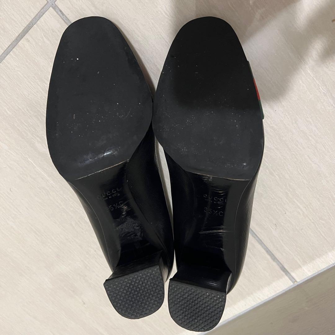 GUCCI GGマーク リボン パンプス　35 1/2