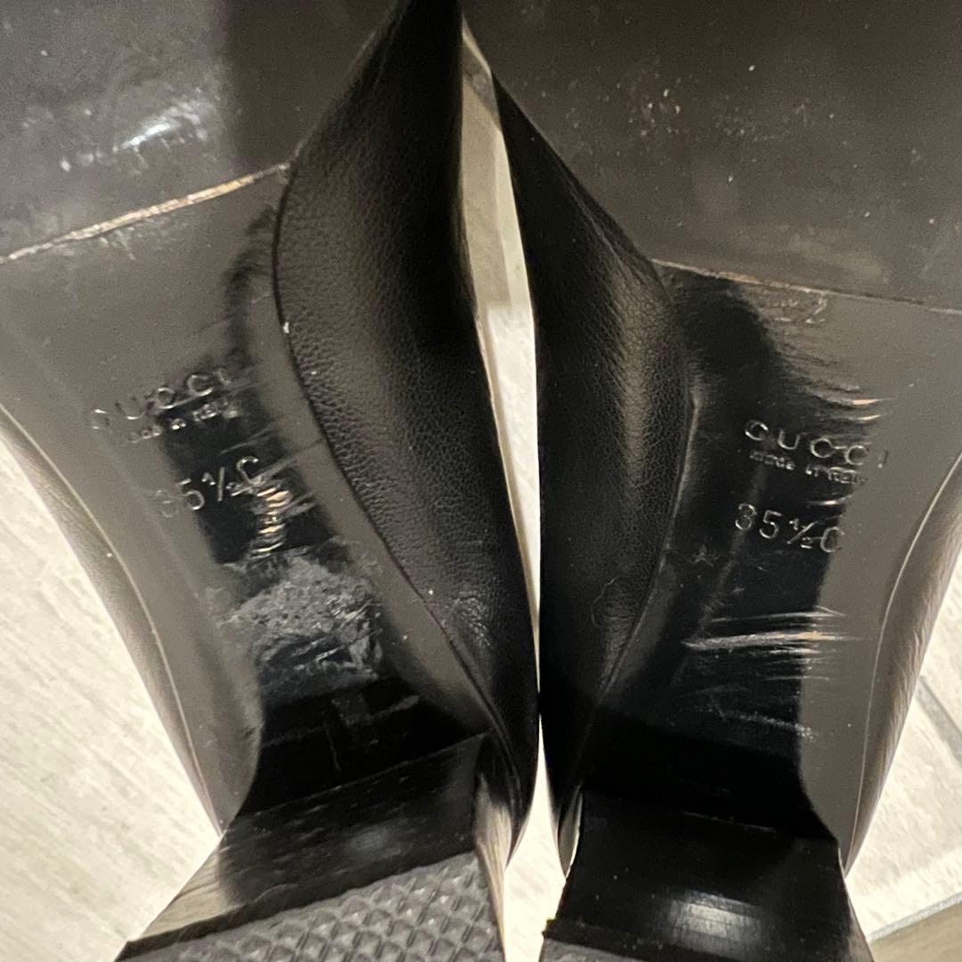 GUCCI GGマーク リボン パンプス　35 1/2