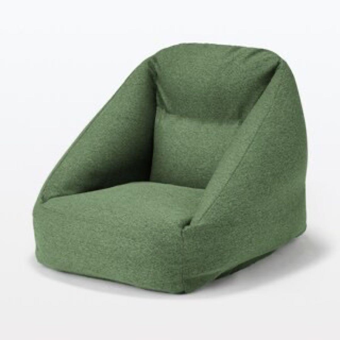 無印良品空気でできたソファ・グリーン