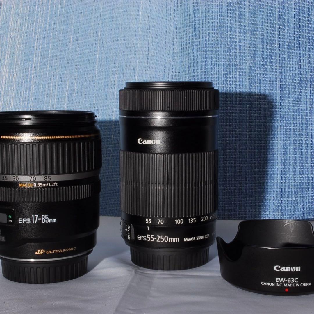 ♥️スマホ転送♪Canon キヤノン EOS Kiss X7 Wレンズセット♥️