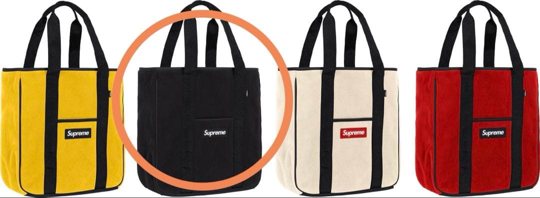 2018FW ポーラテック フリース トートバッグ ボックスロゴ