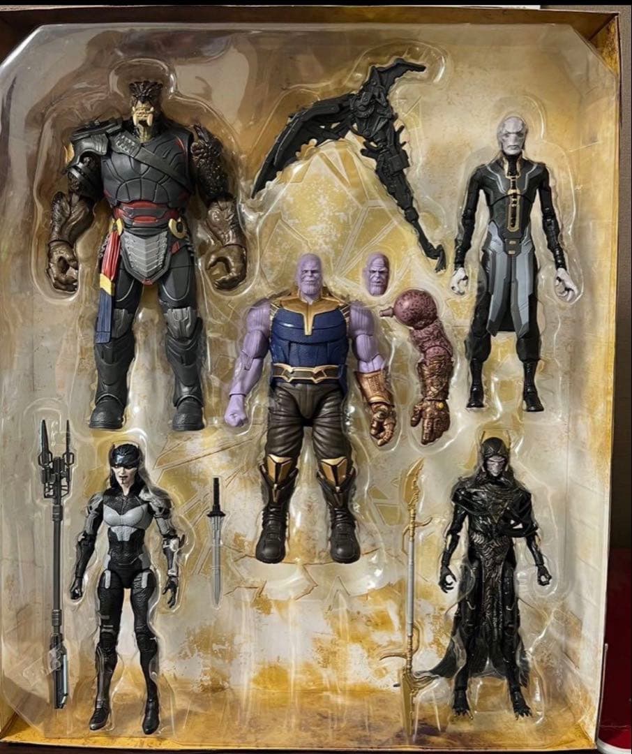 マーベルレジェンド ハズブロ インフィニティウォー　サノス　ブラックオーダー