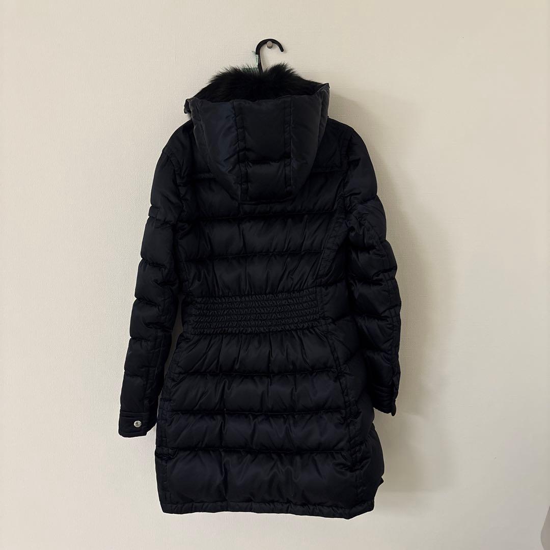 PRADA プラダファー付きロングダウンジャケット