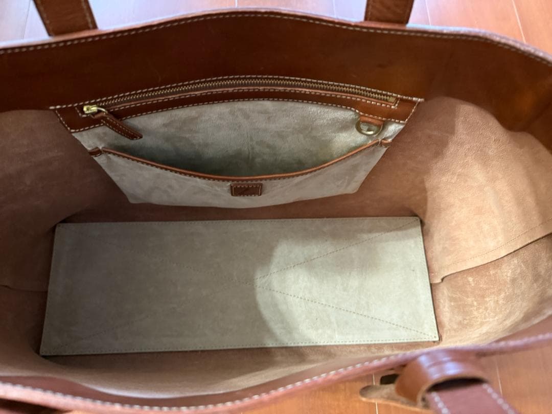 土屋鞄 ディアリオ ラージトート ブラウン