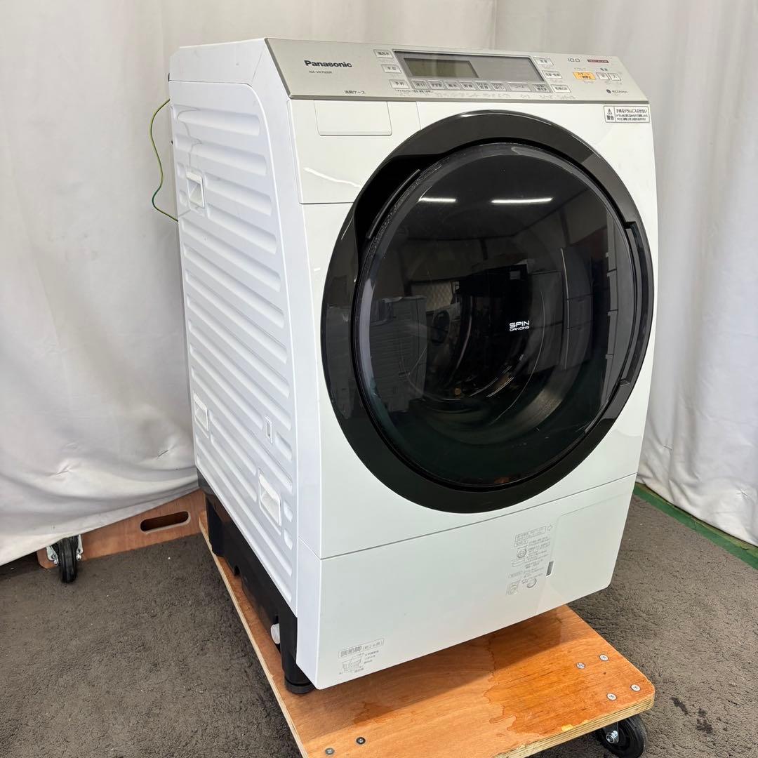 606　パナソニック　ドラム式洗濯機　10キロ　乾燥付き　設置無料　中古　安い‼️