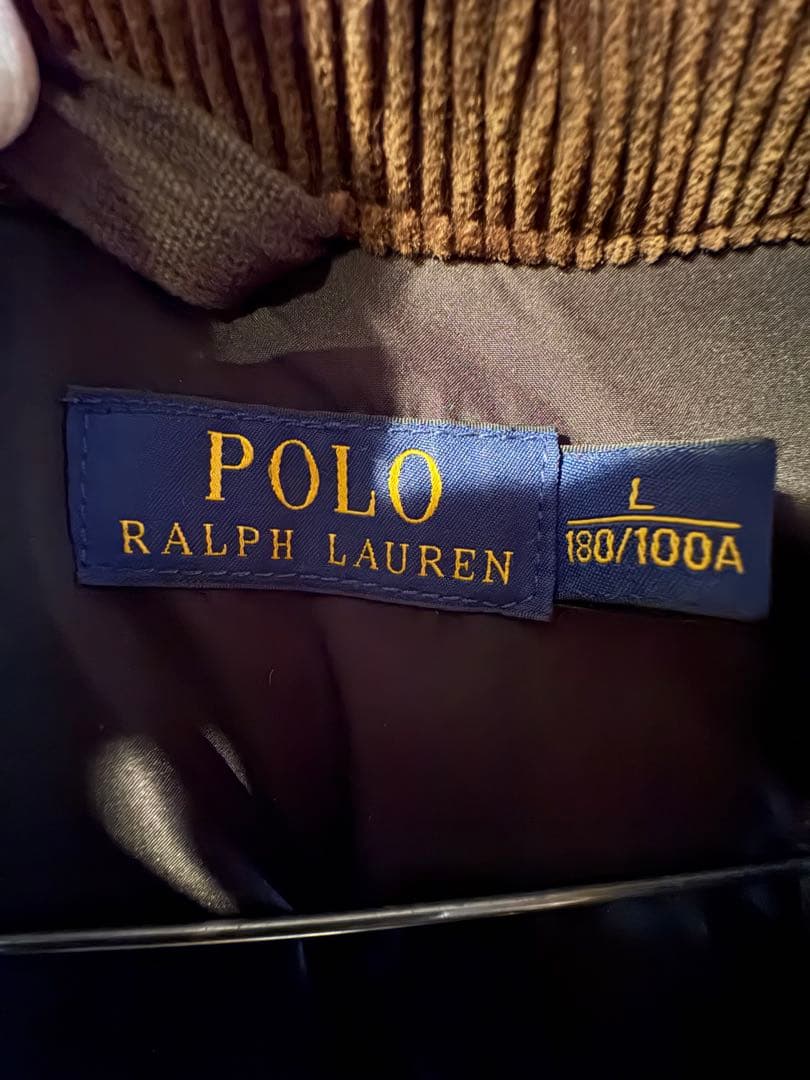 Polo Ralph Lauren ヘリンボーン ダウンベスト L