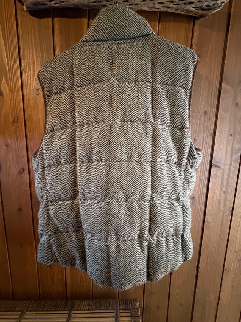 Polo Ralph Lauren ヘリンボーン ダウンベスト L