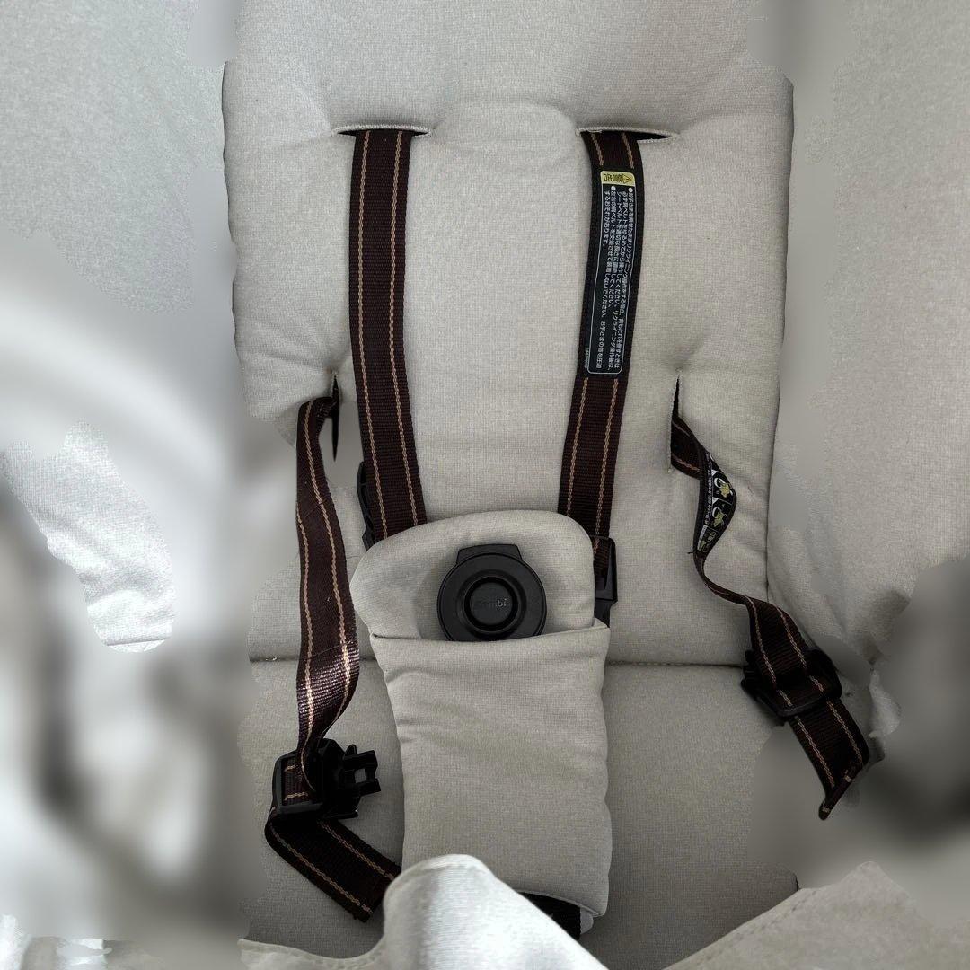 Combi 電動調整機能付きベビーベッド グレー