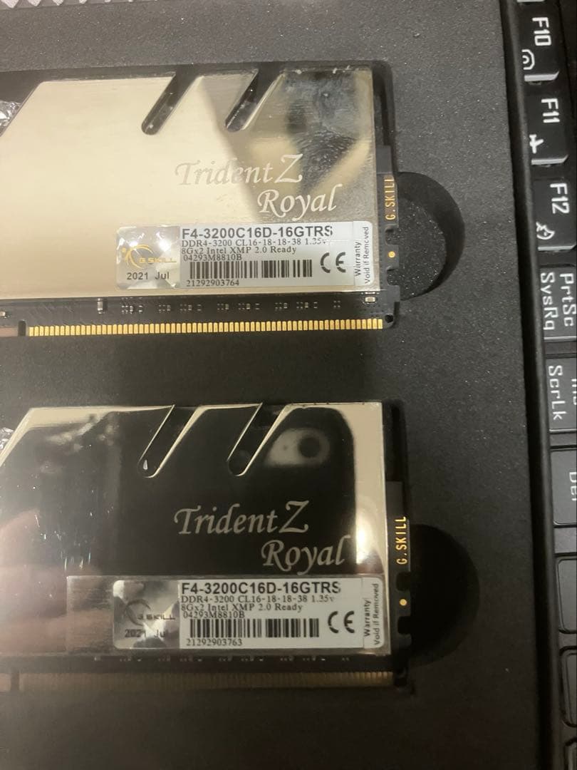メモリー G.SKILL TridentZ  16GB DDR4 3200MHz