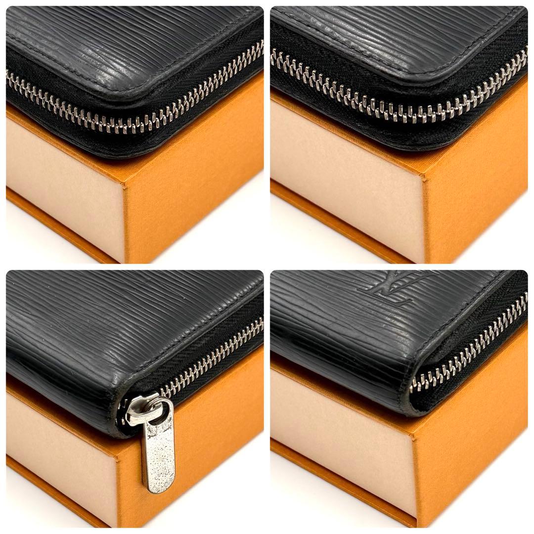 ルイヴィトン ジッピーウォレット エピ ノワール ラウンドファスナー 長財布 黒