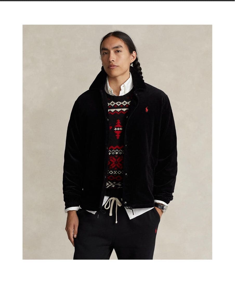 りよ POLO Ralph Lauren コーデュロイ コーチジャケット