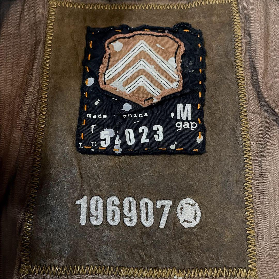 90s Old GAP 本革 レザー フィールドJKT M