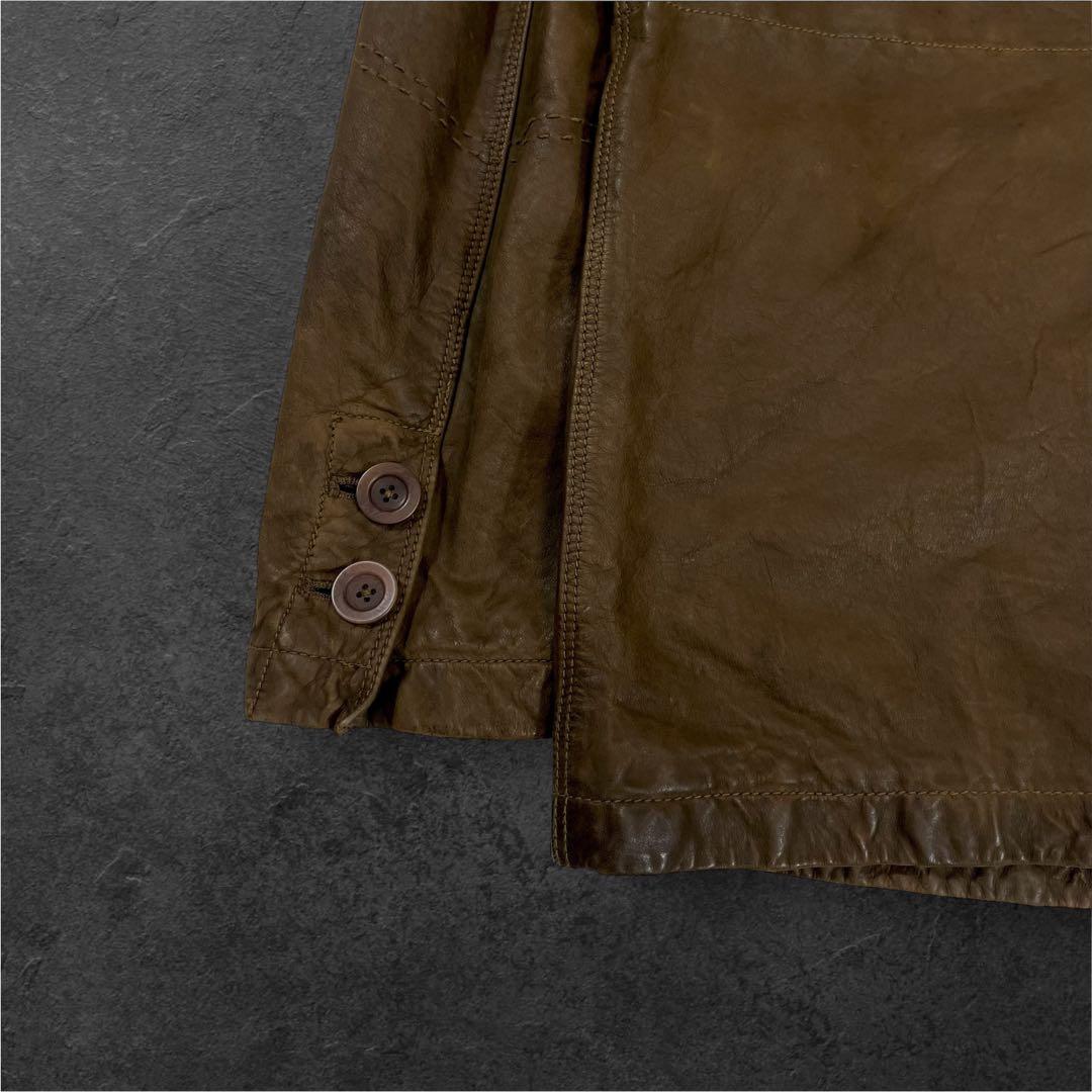 90s Old GAP 本革 レザー フィールドJKT M