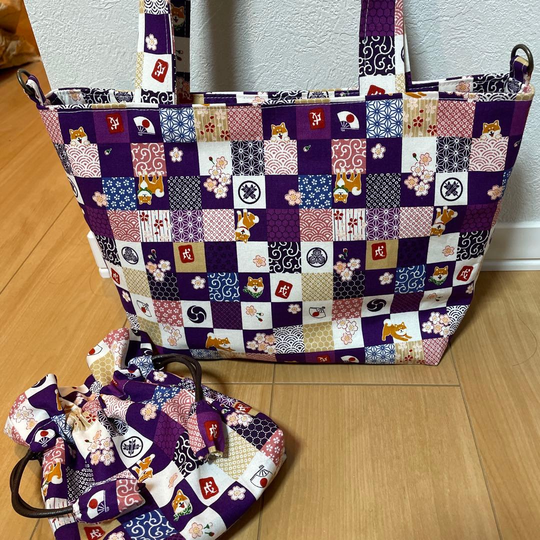 専用　長財布　やりくり財布　ハンドメイド　トートバッグ　巾着袋