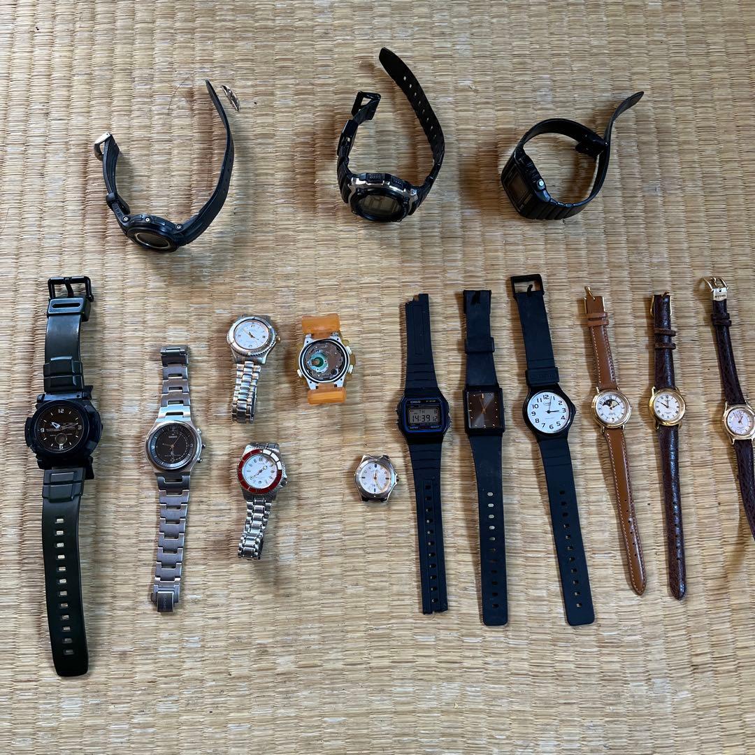 CASIO腕時計まとめ売り15点 ジャンク
