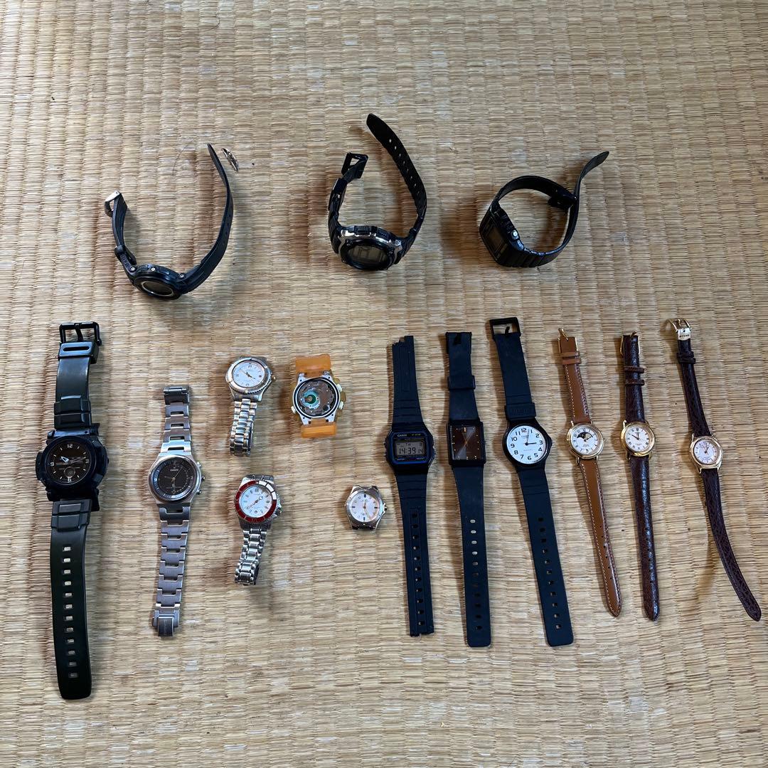 CASIO腕時計まとめ売り15点 ジャンク